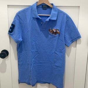 NWOT Ralph Lauren Triple Pony Polo Shirt